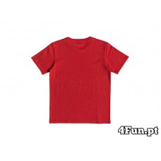 T-SHIRT DC SHOES SPOT RUSHER SS BOY VERMELHO